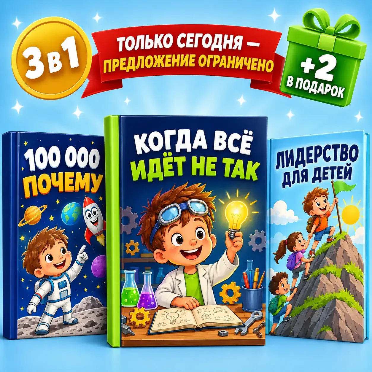 3 в 1 — растите ребёнка, который знает больше, думает лучше и не боится сказать своё слово